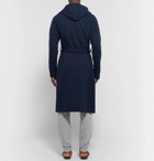 Reigning Champ - Loopback Cotton-Jersey Hooded Robe - Men - Navy