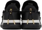 Versace Jeans Couture Black & Gold Dynamic Sneakers