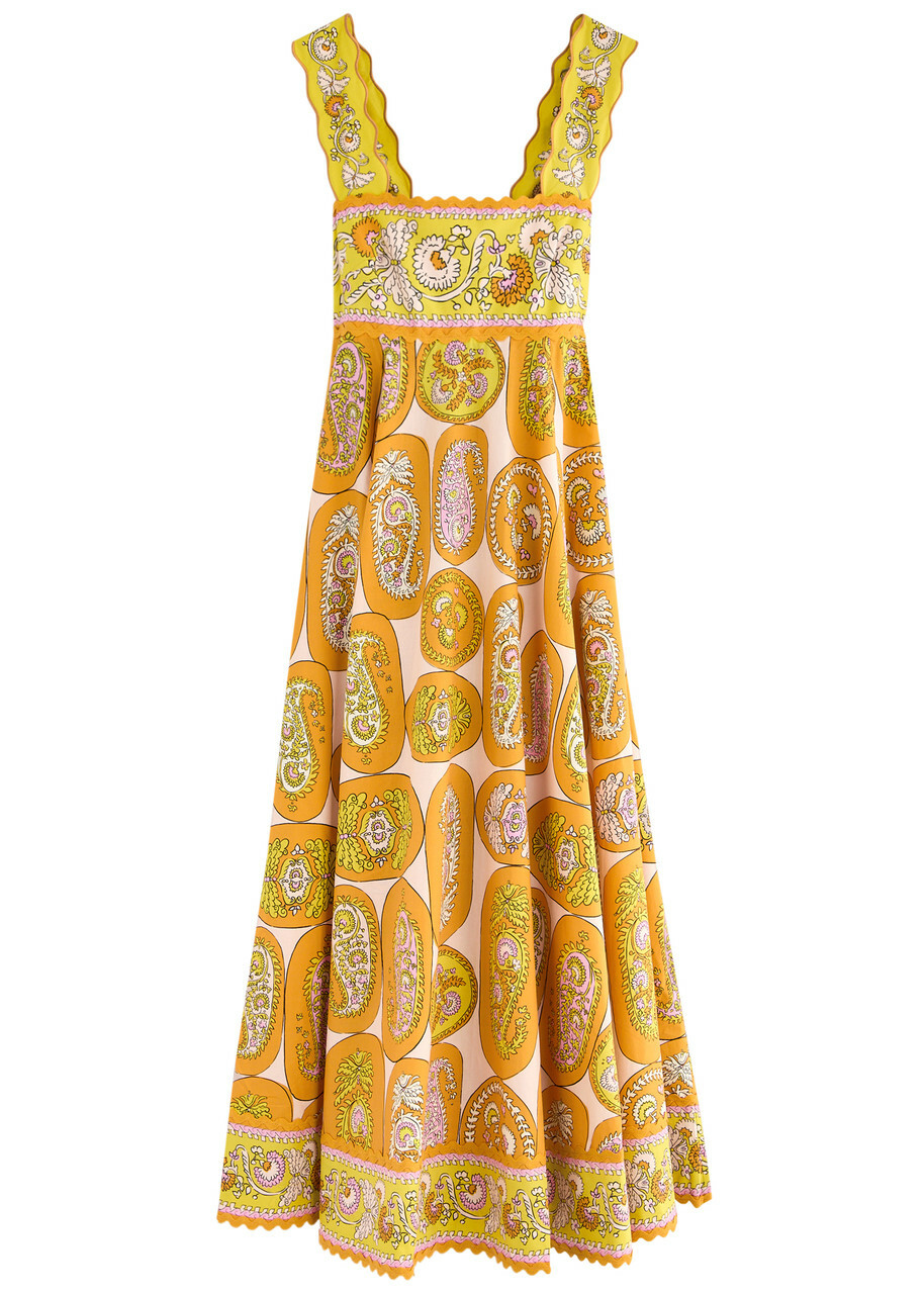 alemais diana midi dress Alemais Diana Summer Dress in Multi
