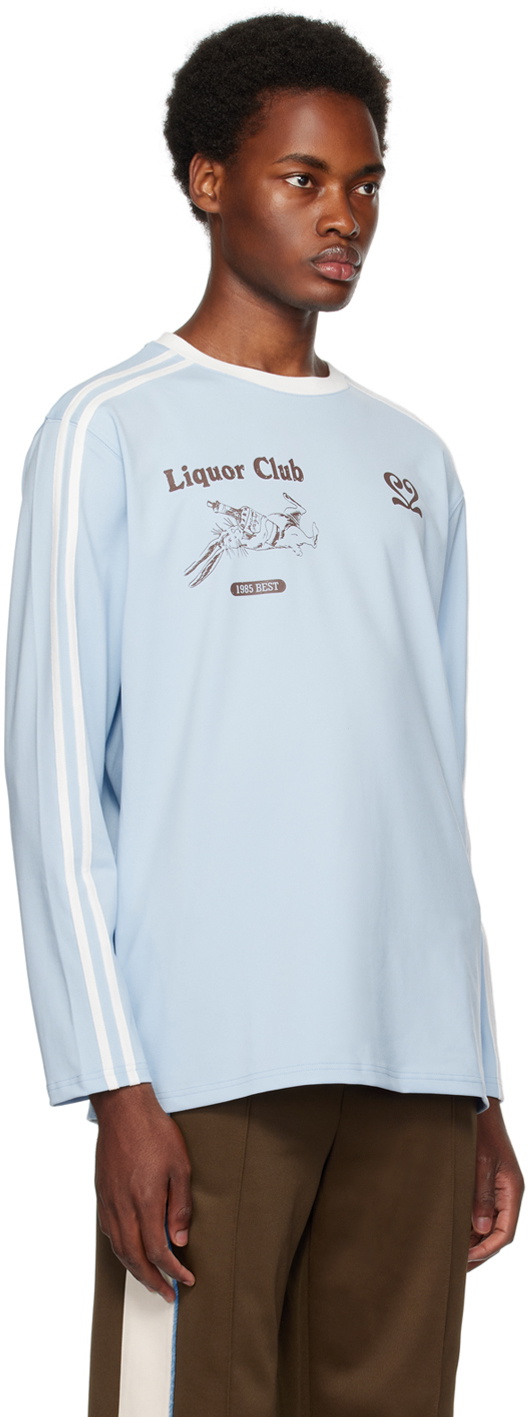 Kijun Blue Crewneck Long Sleeve T-Shirt