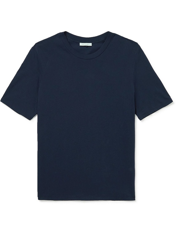 Photo: Ninety Percent - Organic Cotton-Jersey T-Shirt - Blue