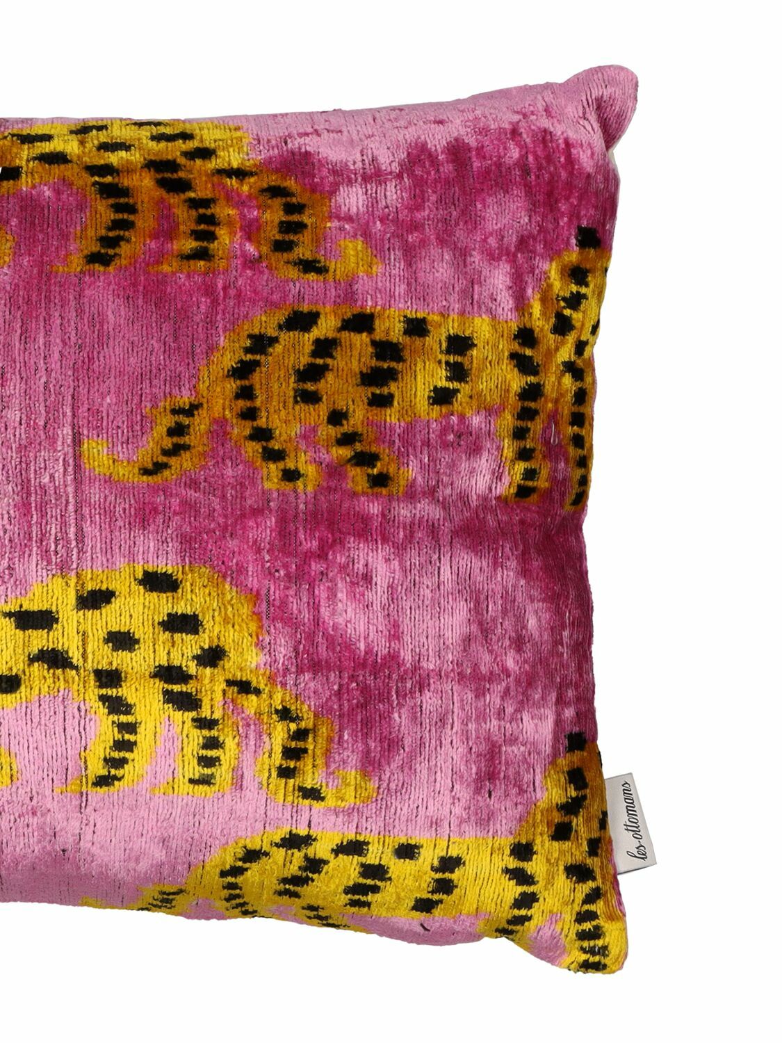 LES OTTOMANS Silk & Cotton Velvet Cushion