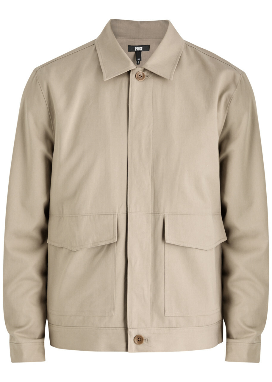 Paige Lennon Twill Jacket Beige