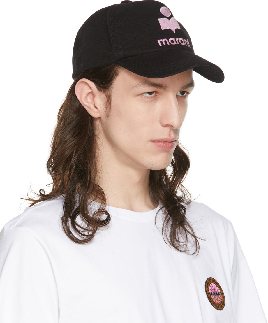 【関税&送料込】Isabel Marant Black Cotton Tyron Baseball Ca Tyron cotton baseball cap in black - Isabel Marant | Mytheresa