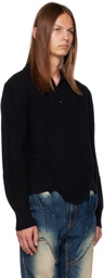 Juntae Kim SSENSE Exclusive Black Corset Sweater
