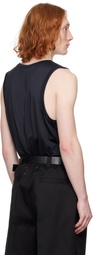 Jil Sander Black Active Jersey Tank Top