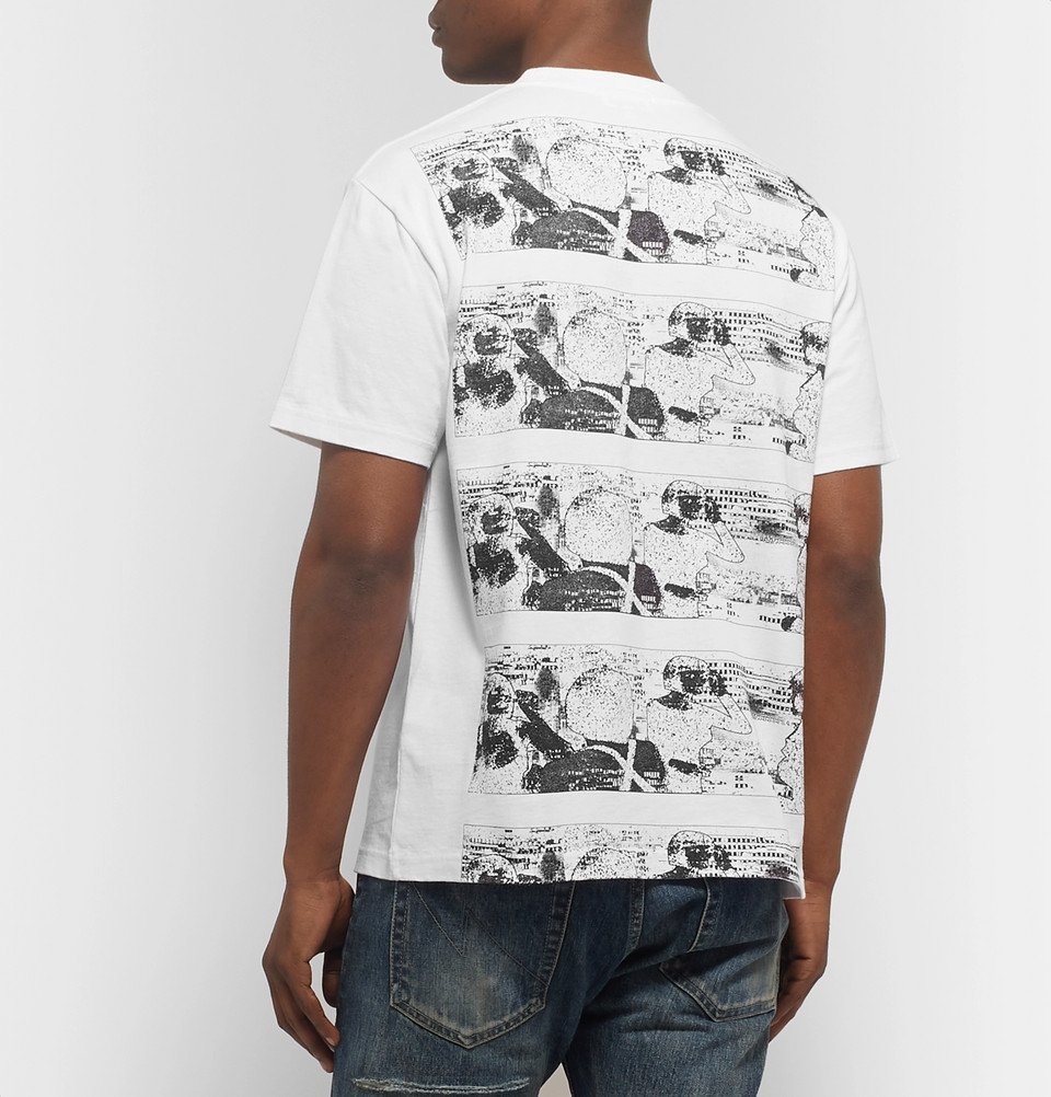 Cav Empt Printed Cotton Jersey T Shirt White