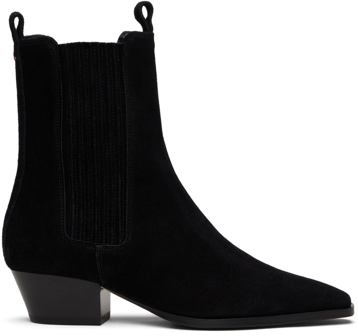 Photo: Aeyde Black Agata Chelsea Boots