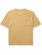 Visvim - Jumbo Garment-Dyed Cotton-Blend Jersey T-Shirt - Yellow