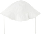 Chloé Baby White Embroidered Hat