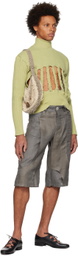 Solitude Studios SSENSE Exclusive Gray 'Shorts on Shorts' Shorts