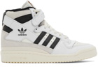 adidas Originals White & Black Forum 84 High Sneakers