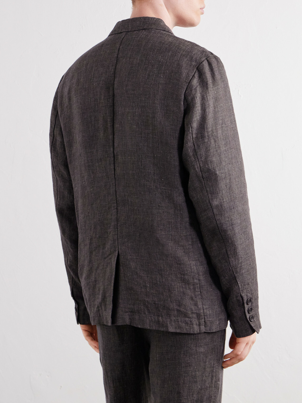James Perse - Linen Suit Jacket - Brown