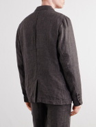 James Perse - Linen Suit Jacket - Brown