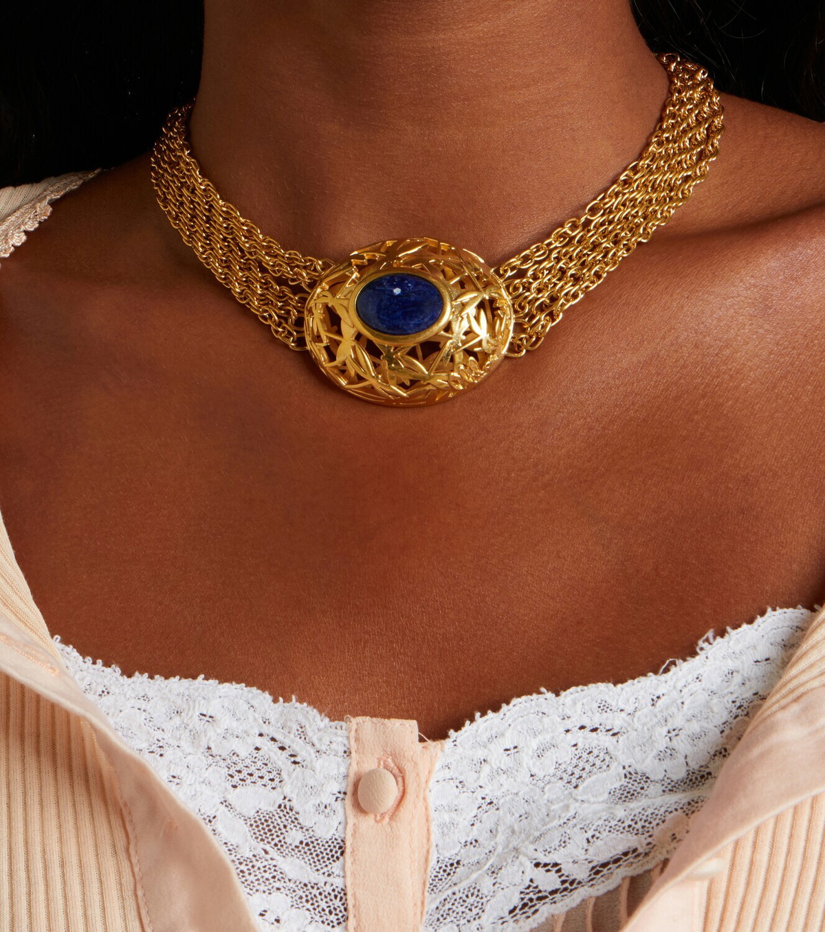 Chloé Pendant necklace with gemstone