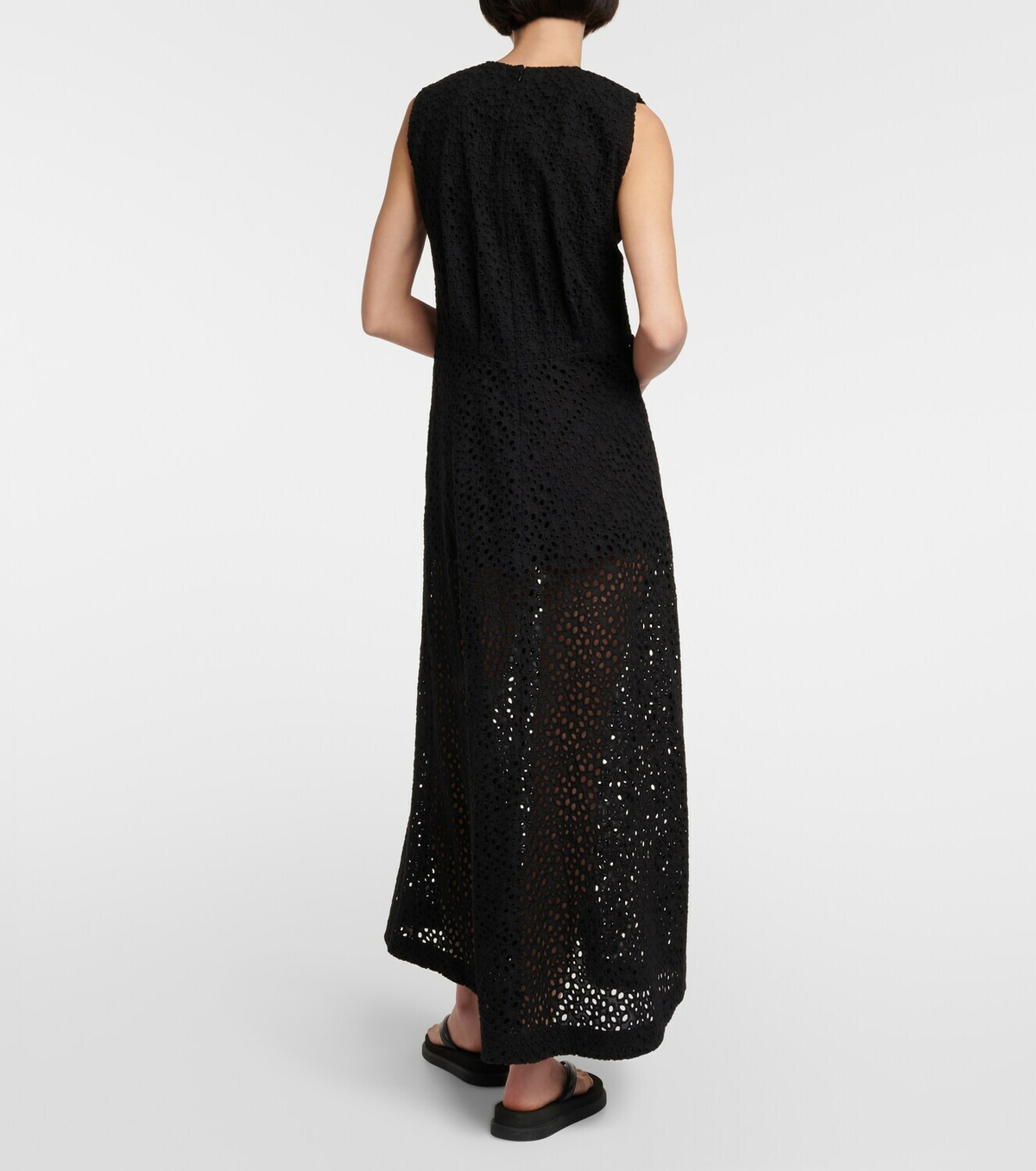 Toteme Broderie anglaise cotton maxi dress