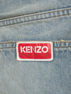 KENZO PARIS - Stone Bleach Dirty Denim Short