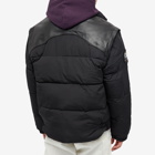 Patta Men's Zip Off Sleeve Puffer Jacket in Black