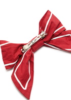 Damson Madder Sailor bow Cotton Hair Clip - Red - One Size