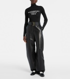 Givenchy Logo ribbed-knit bodysuit