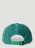 JW Anderson - Embellished Baseball Cap in Green