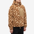 Burberry Men's Dartmouth TB Fleece Jacket in Soft Fawn