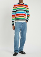 Allude Striped Cashmere Jumper Multicoloured 1