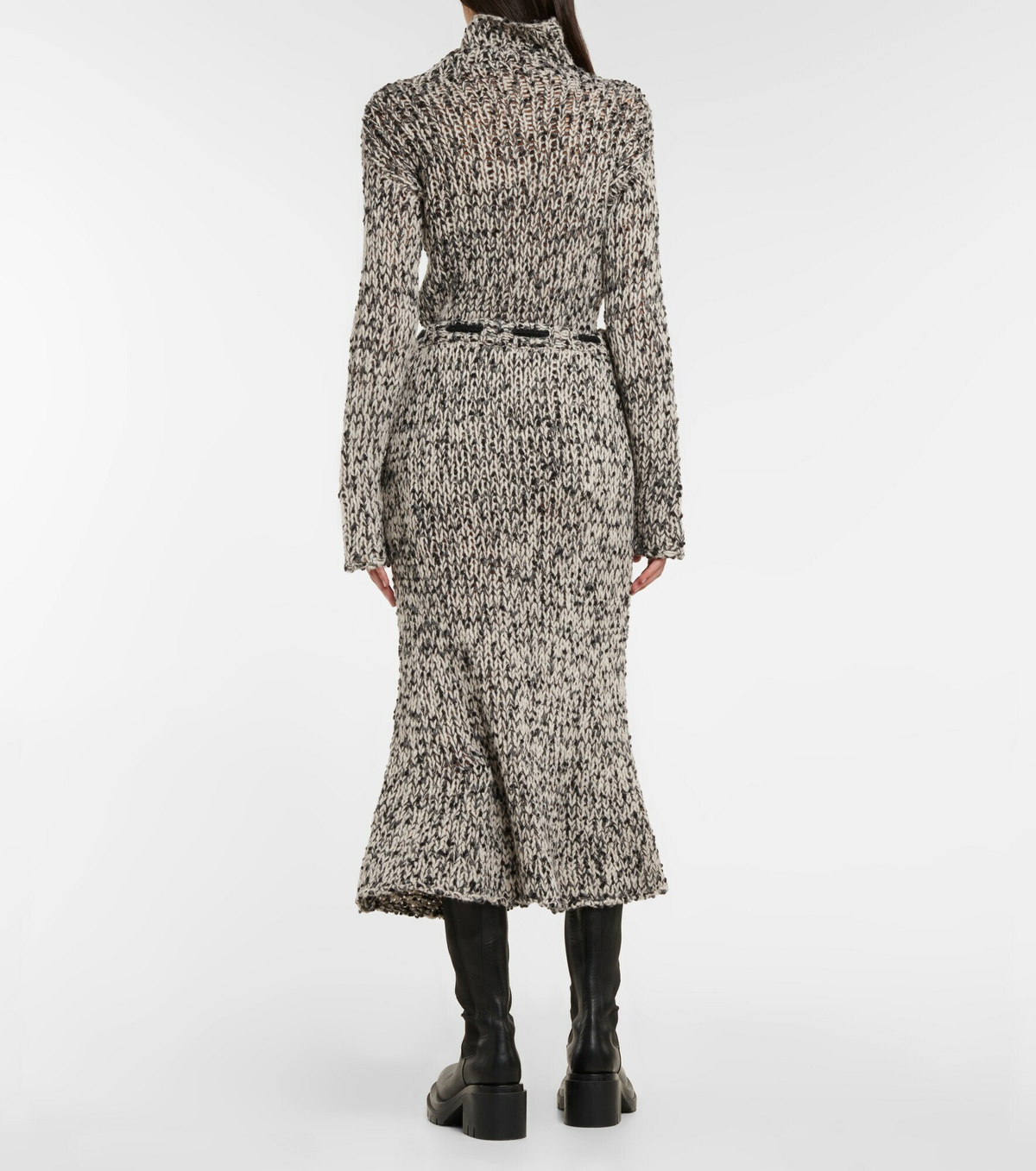 Moncler Genius - 2 Moncler 1952 belted wool-blend skirt