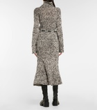 Moncler Genius - 2 Moncler 1952 belted wool-blend skirt