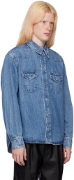 Bally Blue Western Denim Shirt