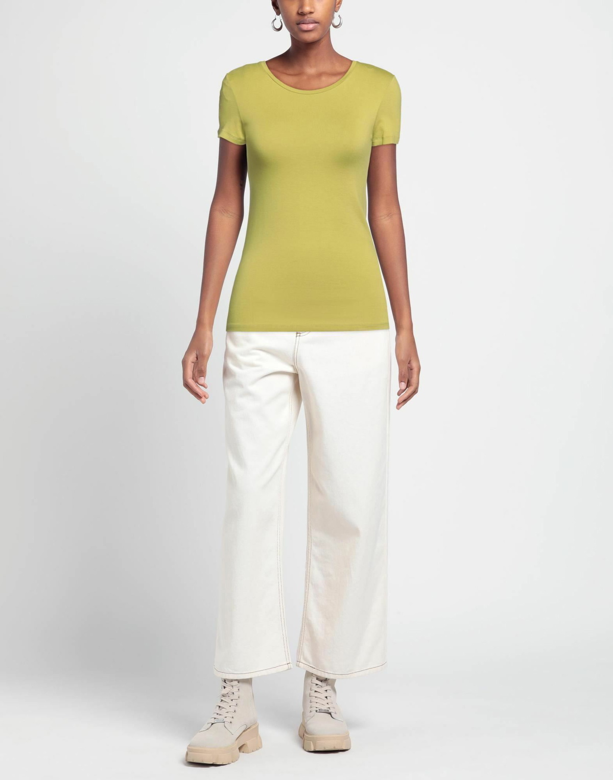 Majestic Filatures Womens T-shirt Lime in Green