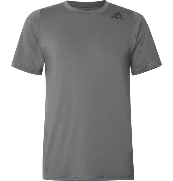 Photo: Adidas Sport - Techfit Climalite T-Shirt - Gray