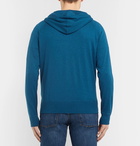 Loro Piana - Portland Cashmere and Silk-Blend Zip-Up Hoodie - Blue