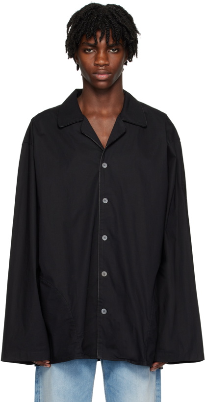 Photo: Acne Studios Black Button Up Shirt