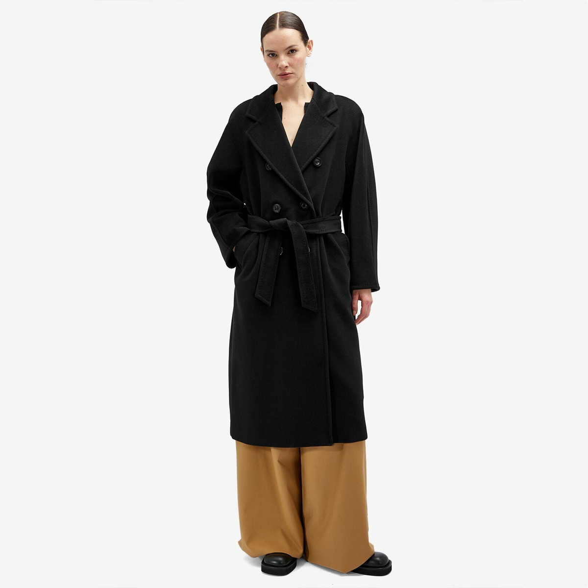 Max Mara Women's Madame Coat in Black Max Mara
