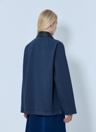 Miu Miu Single-Breasted Garment-Dyed Gabardine Jacket