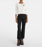 Alexander McQueen Embroidered cardigan