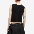 Cecilie Bahnsen Women's Olivier Vest Recycled Cashmere Jumper in Black