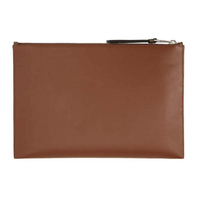 Loewe Tan Flat Pouch Loewe