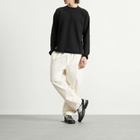 Goldwin Men's Waffle Light Long Sleeve T-Shirt in Black