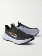 Hoka One One - Carbon X3 Rubber-Trimmed Mesh Running Sneakers - Black