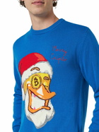 MC2 Saint Barth Man Crewneck Sweater With Crypto Ducky Jacquard | Crypto Puppets Special Edition