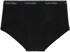Calvin Klein Underwear Three-Pack Black Classic Fit Briefs