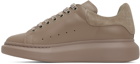 Alexander McQueen Taupe Oversized Sneakers