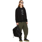 Diet Butcher Slim Skin Black Sherpa Pocket Jacket