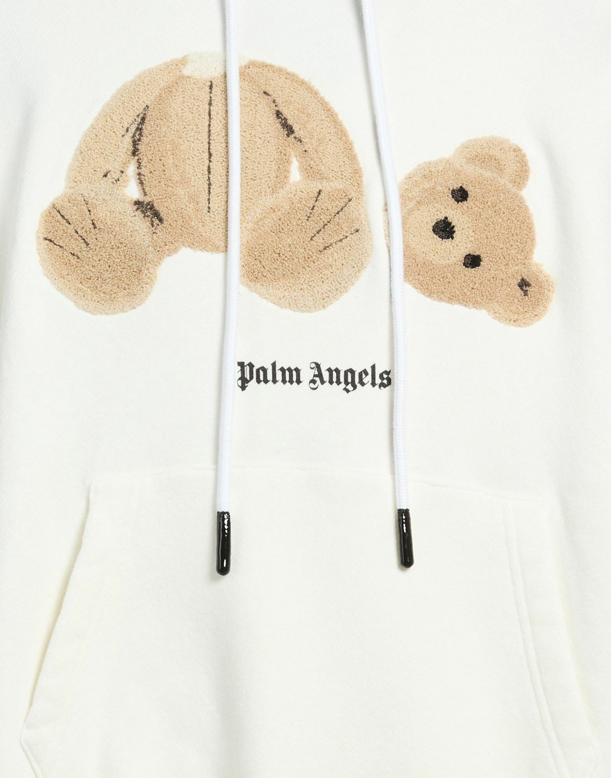 Palm Angels Mens Sweatshirt in Off white