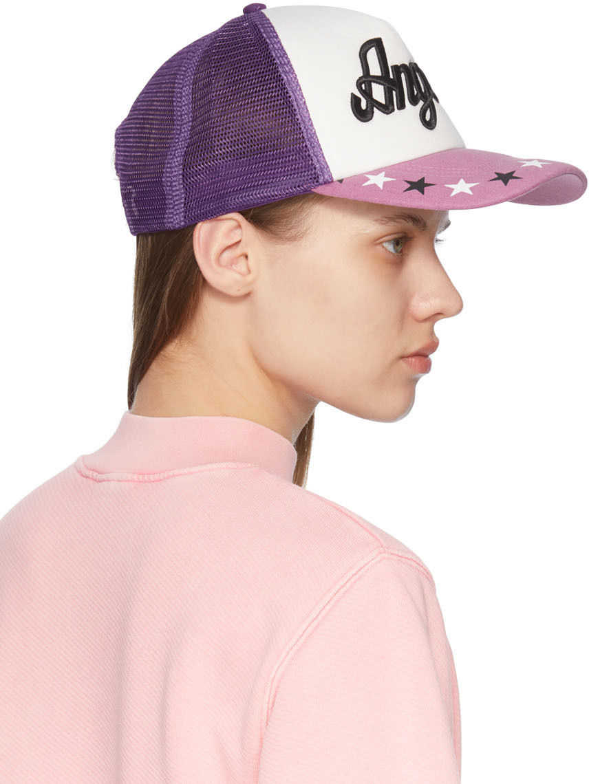 Palm Angels Purple Angels Cap Palm Angels display picture 1