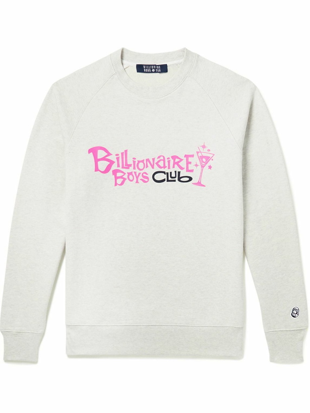 Photo: Billionaire Boys Club - Cocktail Printed Cotton-Jersey Sweatshirt - White