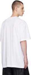 Comme des Garçons Homme Plus White Graphic T-Shirt