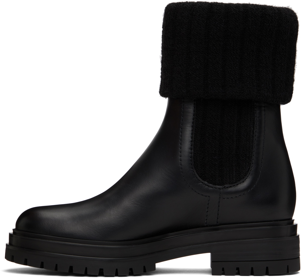 Gianvito Rossi Black Tenney Chelsea Boots